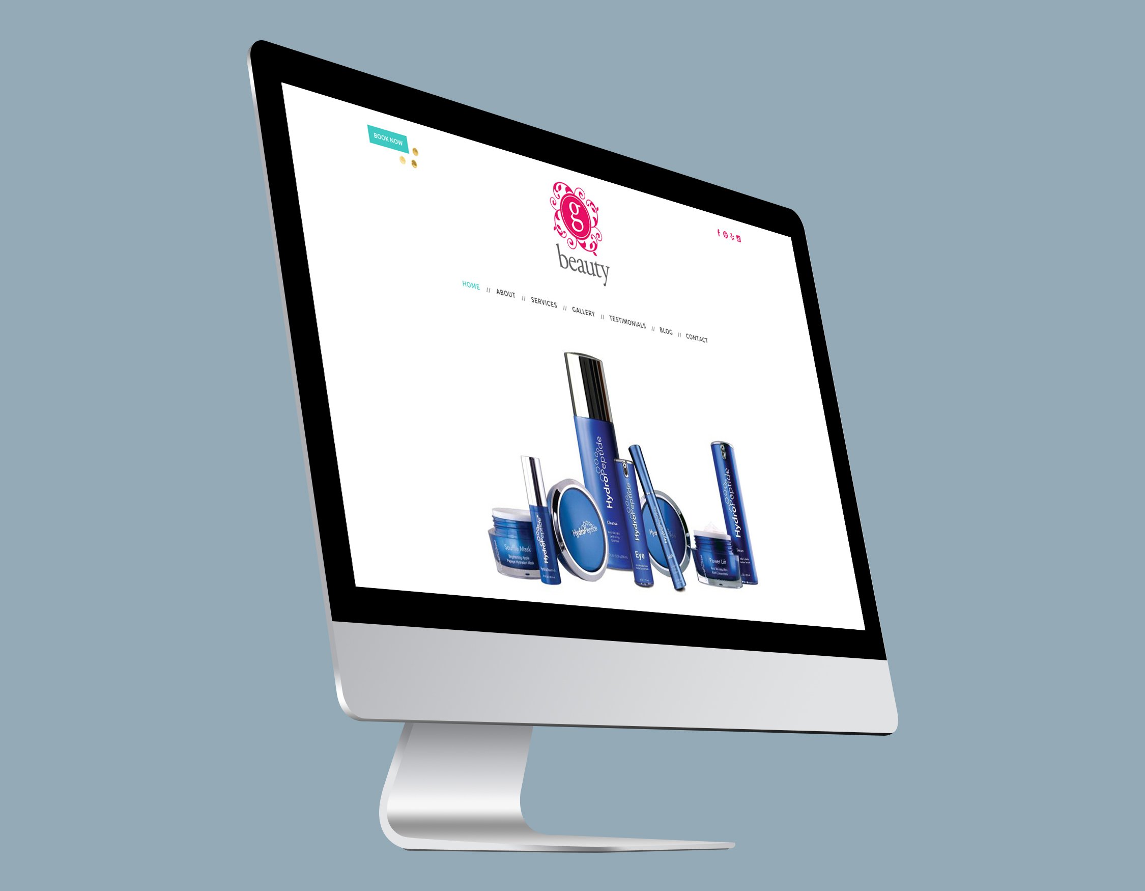 Wordpress blog and website for G Beauty Skincare. #wordpress gbeautysandiego.com